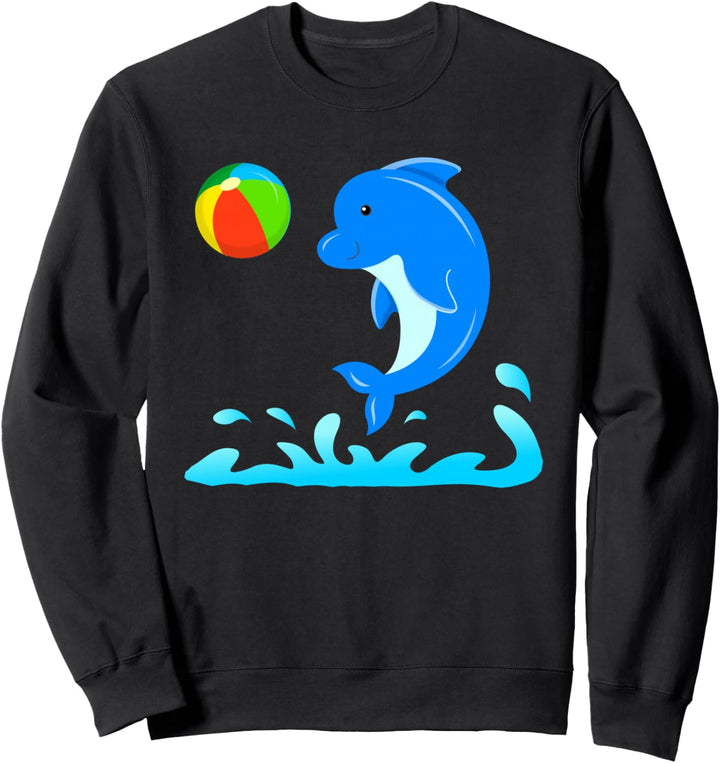 Delphin Damen Herren Delfin Sweatshirt