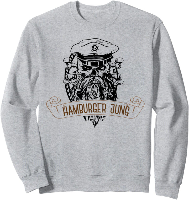 Hamburger Jung Moin Hamburg Nordsee Seemann Sweatshirt