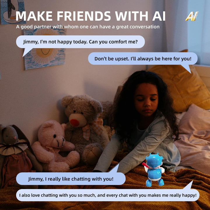 KI Interaktiver Roboter mit integriertem ChatGPT, sprechender Roboter, der singt und Tanzt – Lern- u