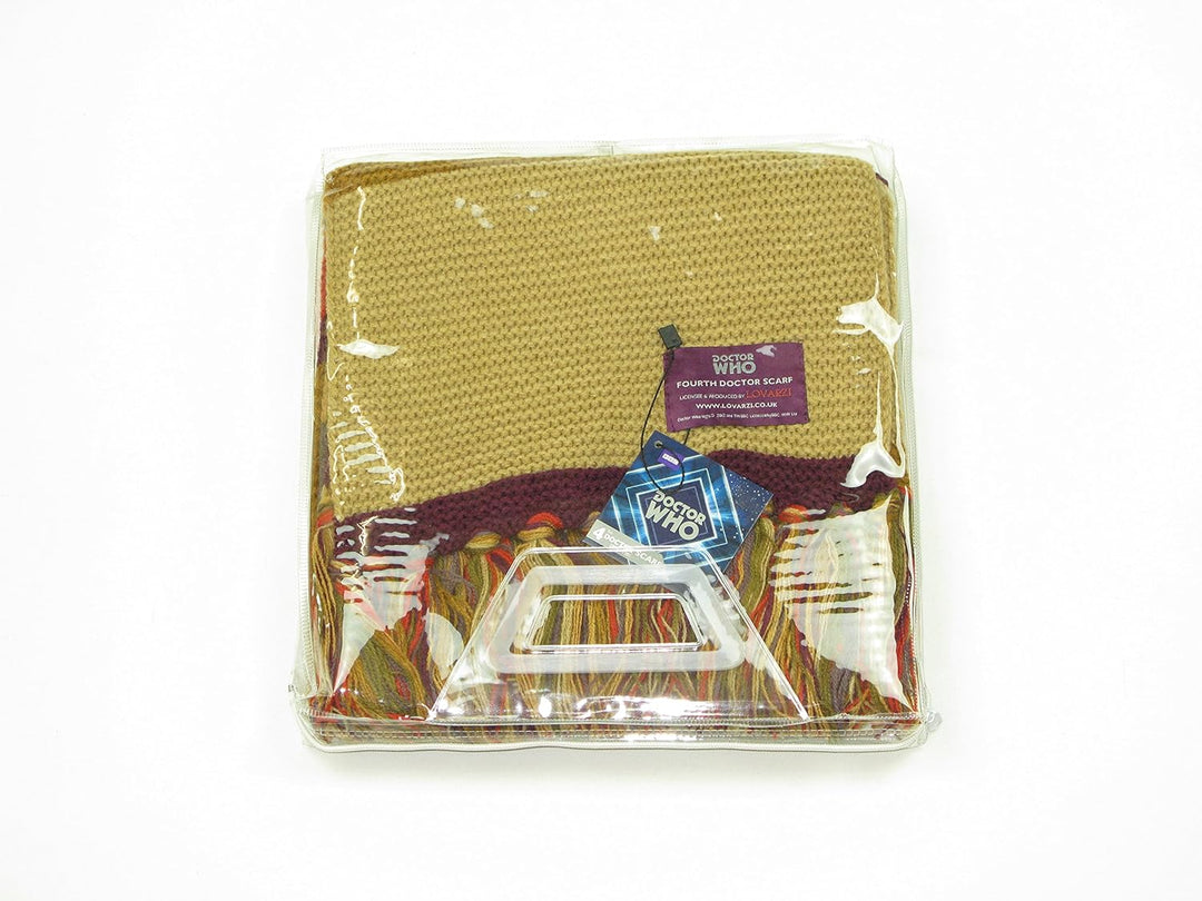 Vierter Doktor (Tom Baker) Kurzer Schal - Offiziell BBC Lizenzierte Doktor Who Schal von LOVARZI