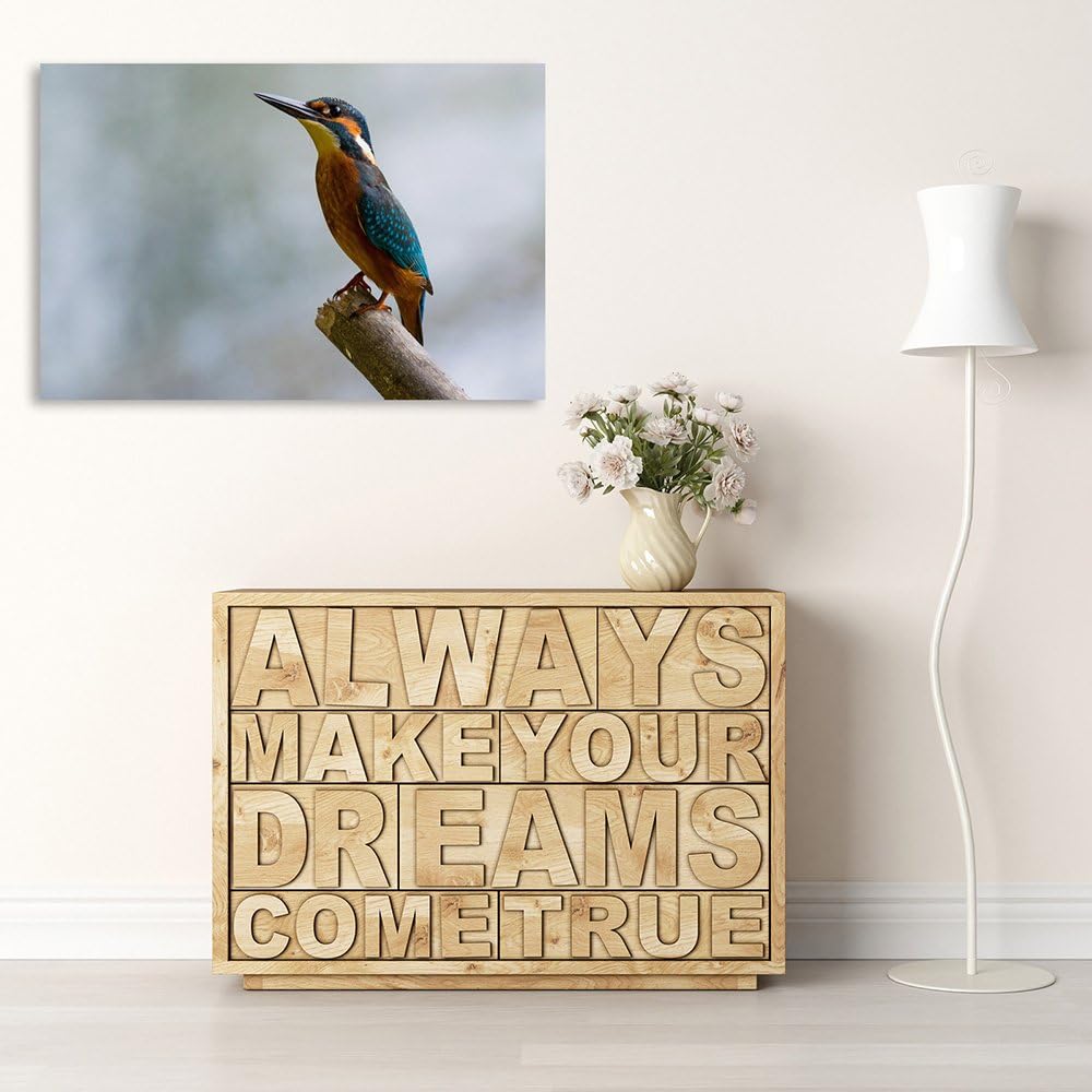 Feeby. Wandbild - 1 Teilig - 80x120 cm, Leinwand Bild Leinwandbilder Bilder Wandbilder Kunstdruck, V
