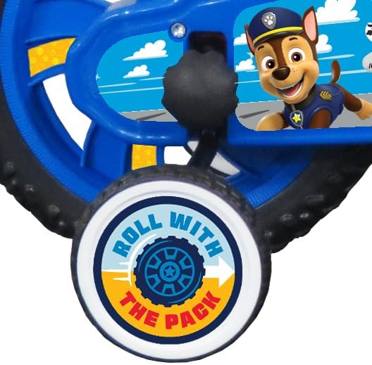 Vélo ATLAS Jungen 12 Zoll Paw Patrol Fahrrad mit 1 Bremse, rot, 12&