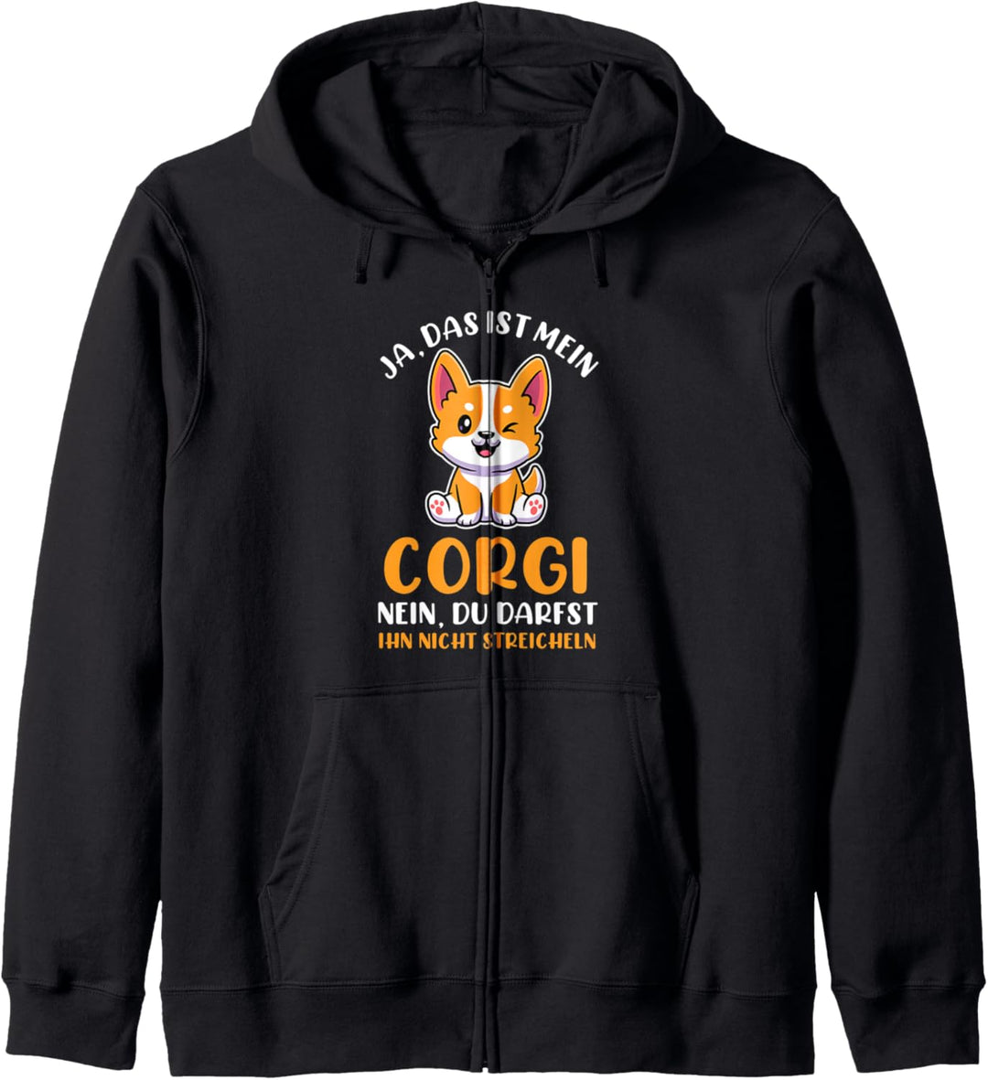 Hund Corgi Kapuzenjacke