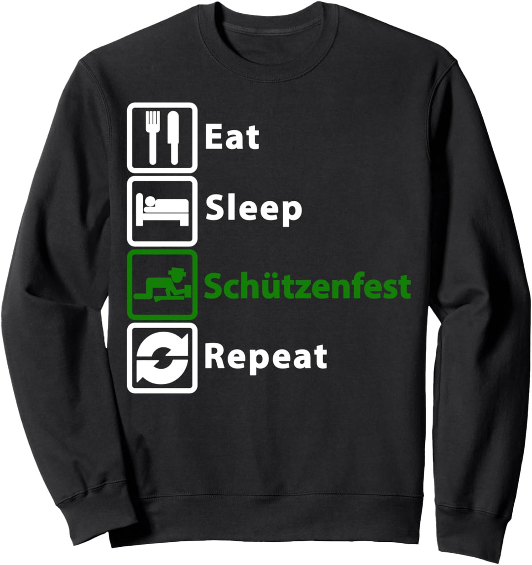 Eat - Sleep - Schützenfest - Repeat Sweatshirt