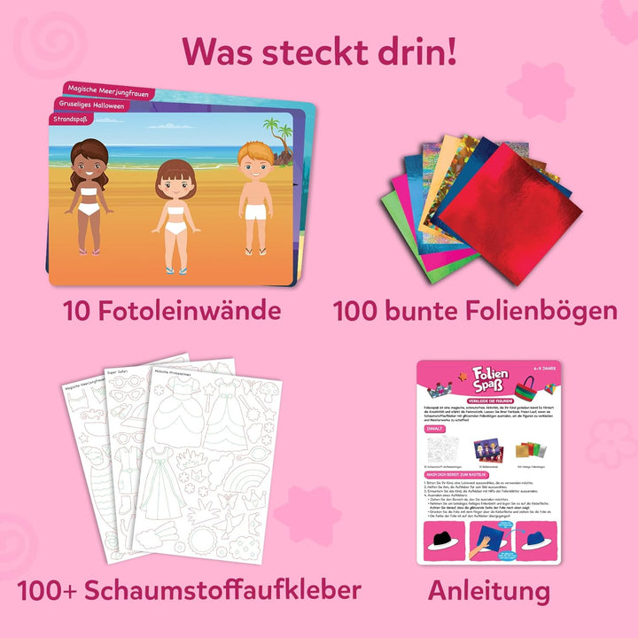 Skillmatics Kunst & Bastelaktivität- Folienspass Verkleide die Figuren, Schmutzfreie Kunst für Kinde
