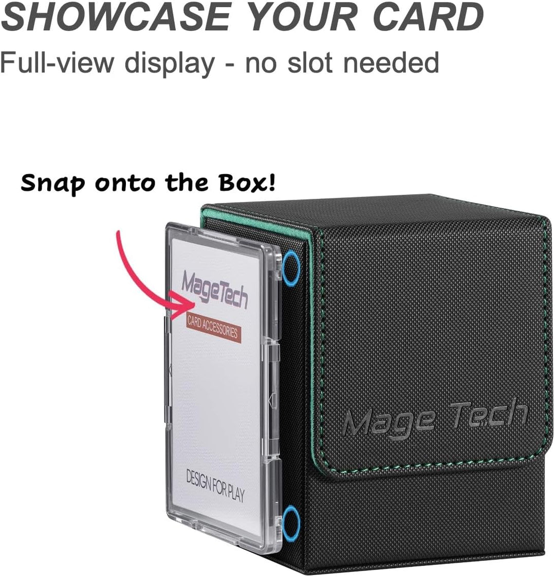 Mage Tech Adventurer [Hero] Modulare Deckbox - passt für 99 doppelt gesleevte Karten - Avatar-Halter