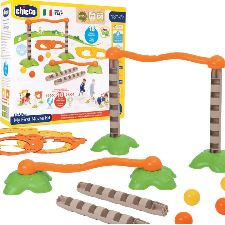 Chicco, My First Moves Kit, Inspiriert von der Montessori-Methode, 10 Verschiedene Wege, Fördert Koo