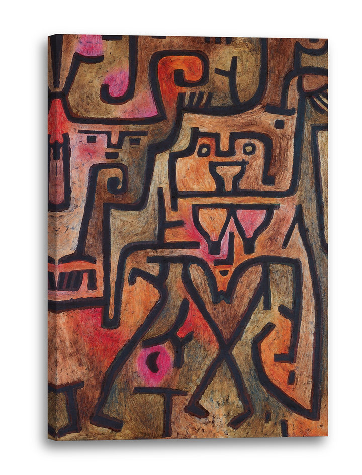 Printed Paintings Leinwand (80x120cm): Paul Klee - Waldhexen 80x120 cm, 80x120 cm