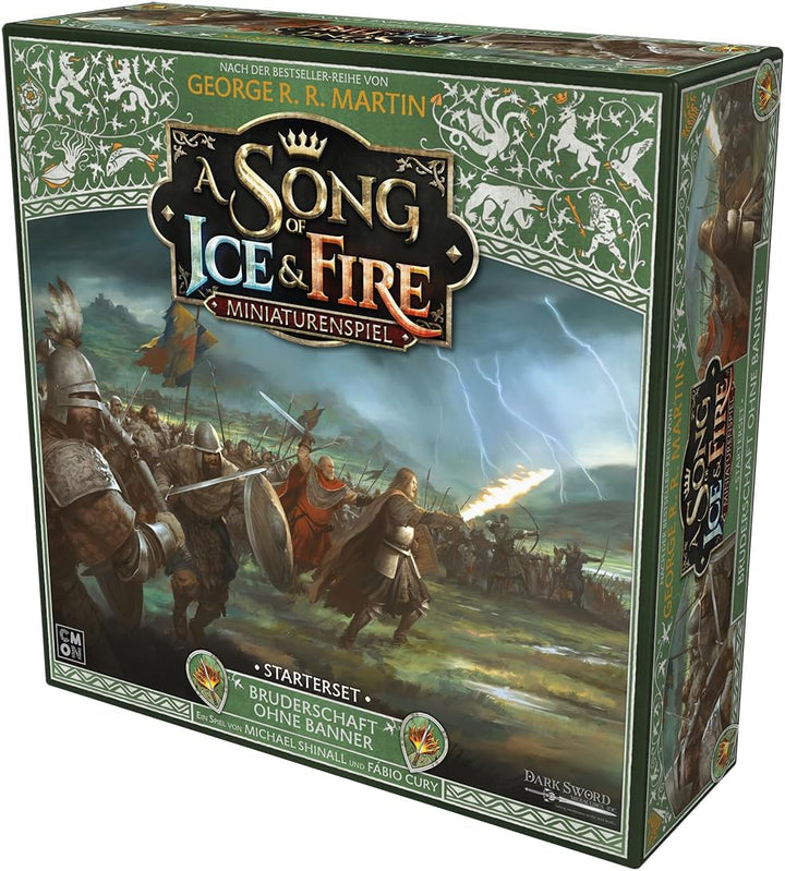 CMON, A Song of Ice & Fire – Bruderschaft ohne Banner, Starterset, Tabletop, 2 Spieler, ab 14+ Jahre