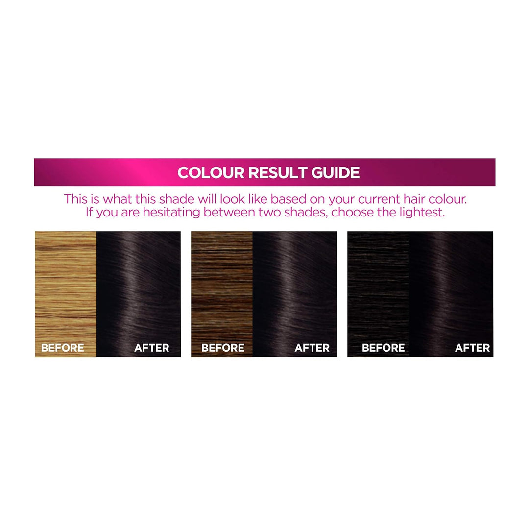 L 'Oreal Paris Excellence 3 Darkest Brown 1 stück (3er Pack), 3 Darkest Brown 1 stück (3er Pack)