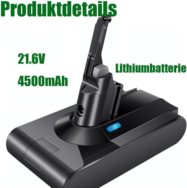 VOLT1799 V8 Akku 21,6V 4000mAh Li-ion Ersatzakku für Dyson V8 SV10 akku,Kompatibel mit Dyson V8 Abso