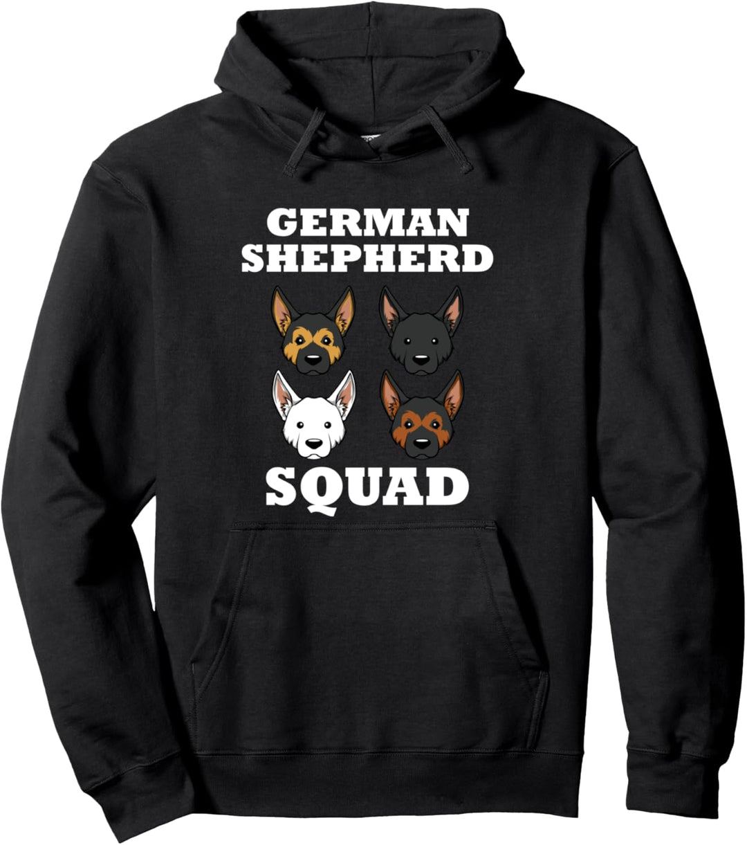 Schäferhund Squad Spruch Hundehalter Team Pullover Hoodie
