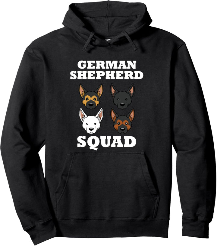 Schäferhund Squad Spruch Hundehalter Team Pullover Hoodie