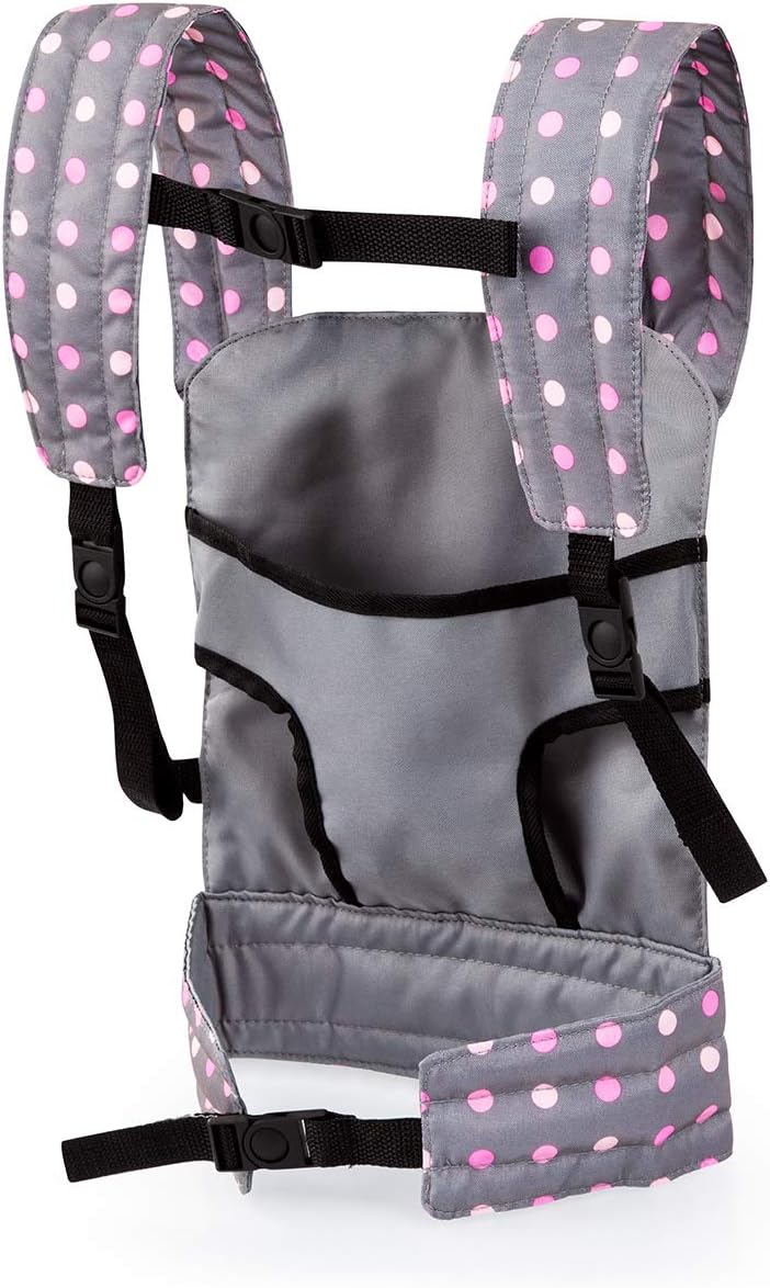 Bayer Design 62266AA Puppentrage EasyCarry, Tragegurt, tragbar Vorne und Hinten, Tragesitz, Puppenzu