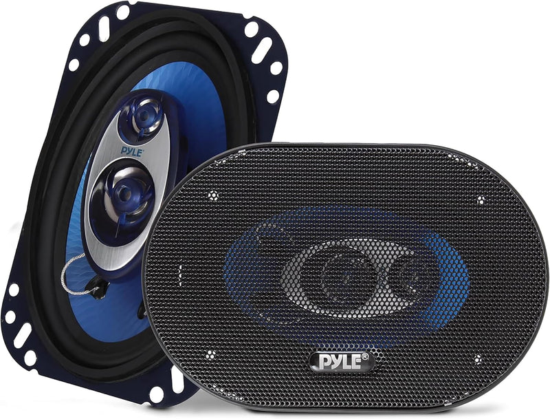 PYLE AUDIO INC Pyle B00026BMBI 3-Weg Lautsprecher (Paar, 240 Watt), Blau