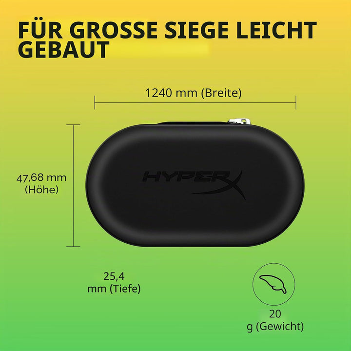 HyperX Cloud Earbuds II Gaming-Ohrhörer mit Mikrofon, Schwarz, Schwarz