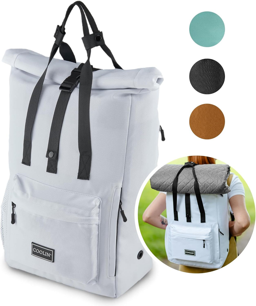 Coolin' Kühlrucksack 30L | Rucksack mit Kühlfach für Bier, Picknick, Getränke & Co | Kühltasche als