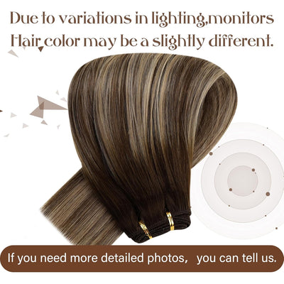 Hetto Braun Extensions Tressen Echthaar Remy Tressen Extensions Echthaar Braun Tressen Echthaar Exte