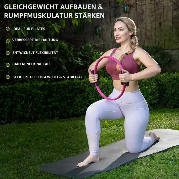 ProsourceFit Pilates Ring Rosa, Rosa