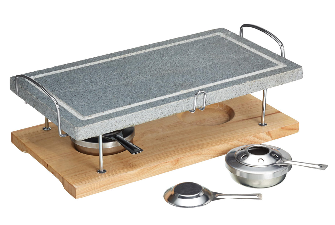 Artesà Hot Stone Grill, Gourmet-Tischgrill, Steingrill für Steaks, Meeresfrüchte und Gemüse, 41,5 x