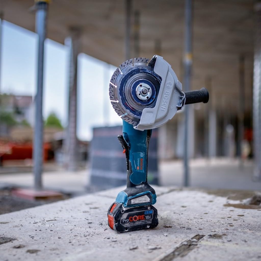 Bosch Professional BITURBO Akku-Winkelschleifer GWS 18V-180 P (Scheiben-Ø 180 mm, Schnitttiefe 230 m