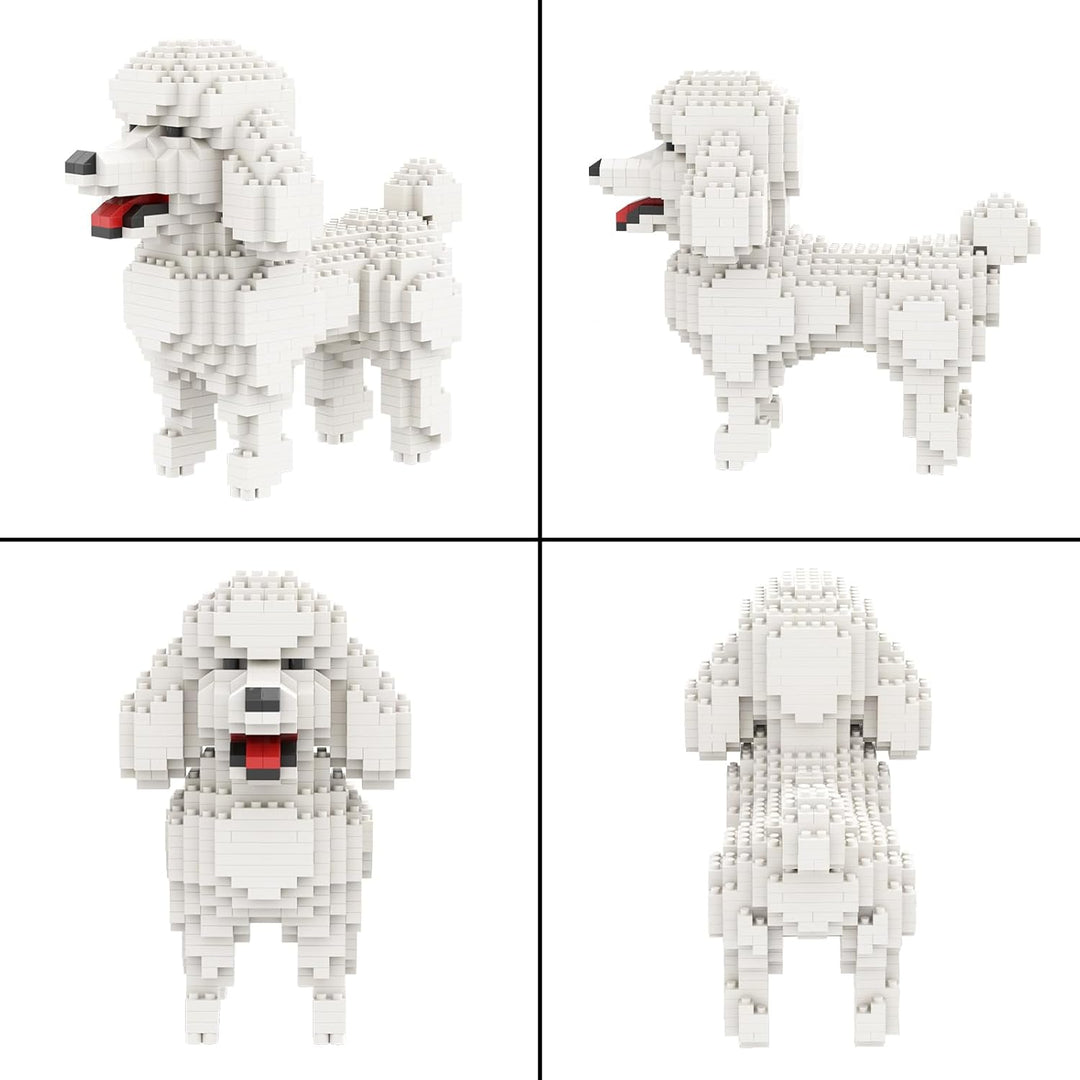 Larcele 790 Stücke Mikro Bausteine Spielzeug Kit, Mini Tier Bricks Bauen Bauklötze Satz KLJM-05(Tedd