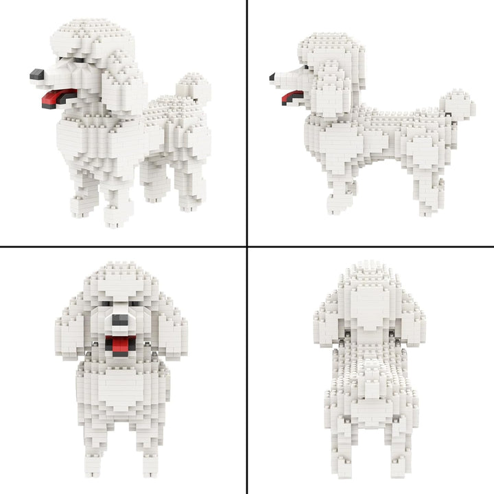 Larcele 790 Stücke Mikro Bausteine Spielzeug Kit, Mini Tier Bricks Bauen Bauklötze Satz KLJM-05(Tedd