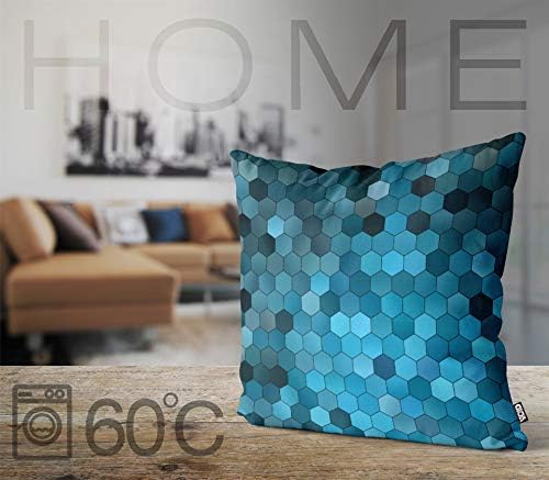 VOID Hexagon Muster Kissenbezug Kissenhülle Sofakissen Kissen Deko Outdoor-Kissen Dekokissen, Kissen