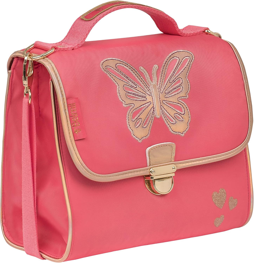 Belmil Premium Petite Kindergarten Schultertaschen Umhängetasche für Mädchen (305-51/P), Coral