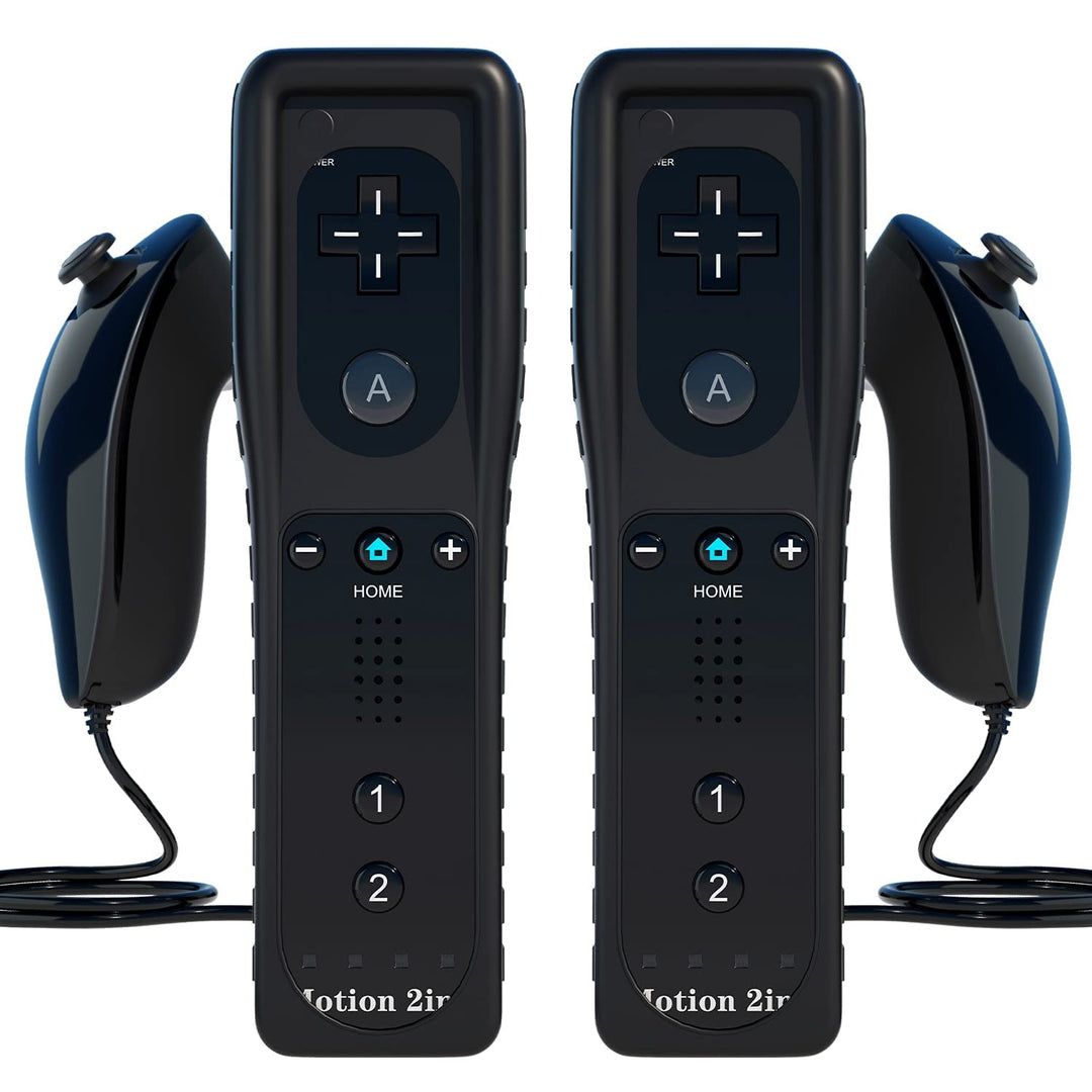 TechKen Controller für Wii mit Motion Plus und Wii Nunchuck Controller Wii Fernbedienung Nunchuk Kon