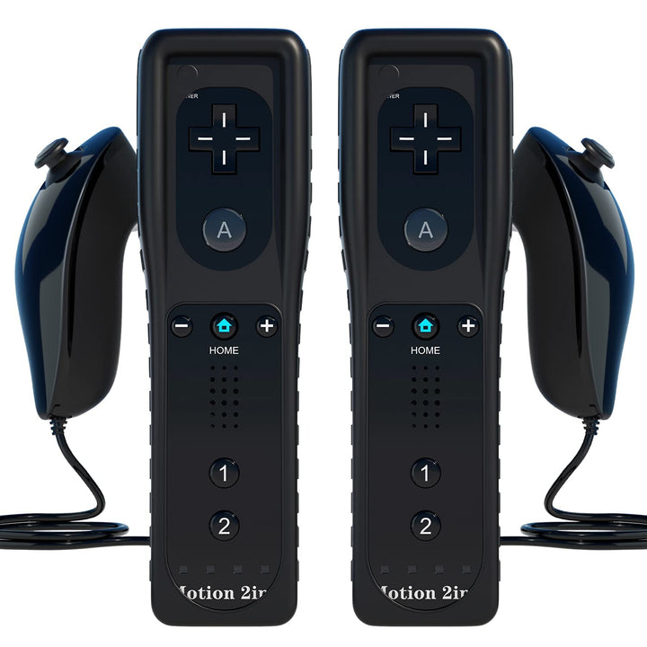 TechKen Controller für Wii mit Motion Plus und Wii Nunchuck Controller Wii Fernbedienung Nunchuk Kon