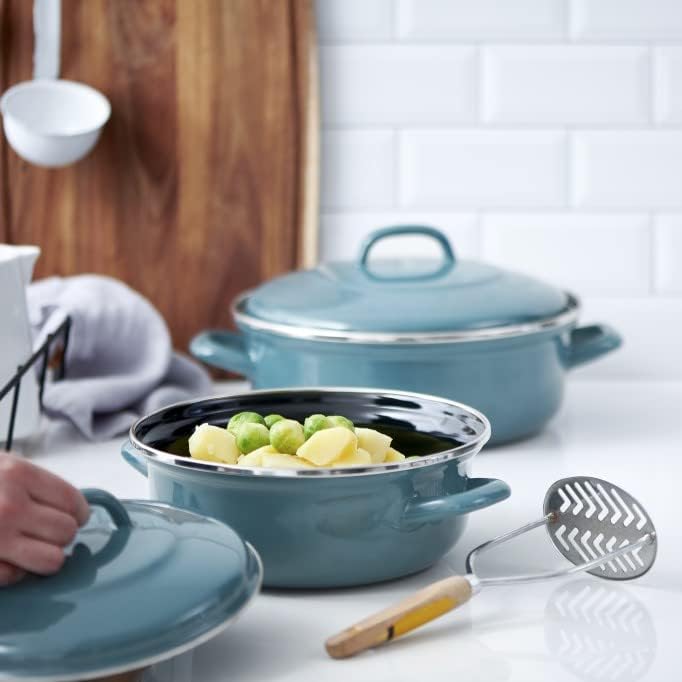 BK Fortalit Induktionsgeeigneter 26cm/3L Dutch Oven Bratentopf mit Deckel, Backofen- und kochfest bi