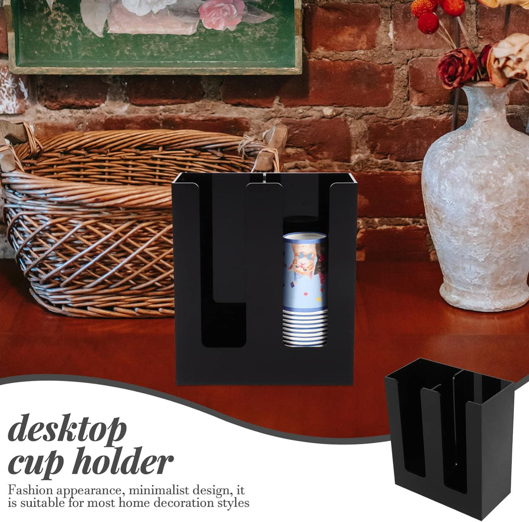 GANAZONO Einwegbecher- Dispenser Papet Cup Organizer Kaffee Tasse Deckelhülle Spender Tasse Halter T