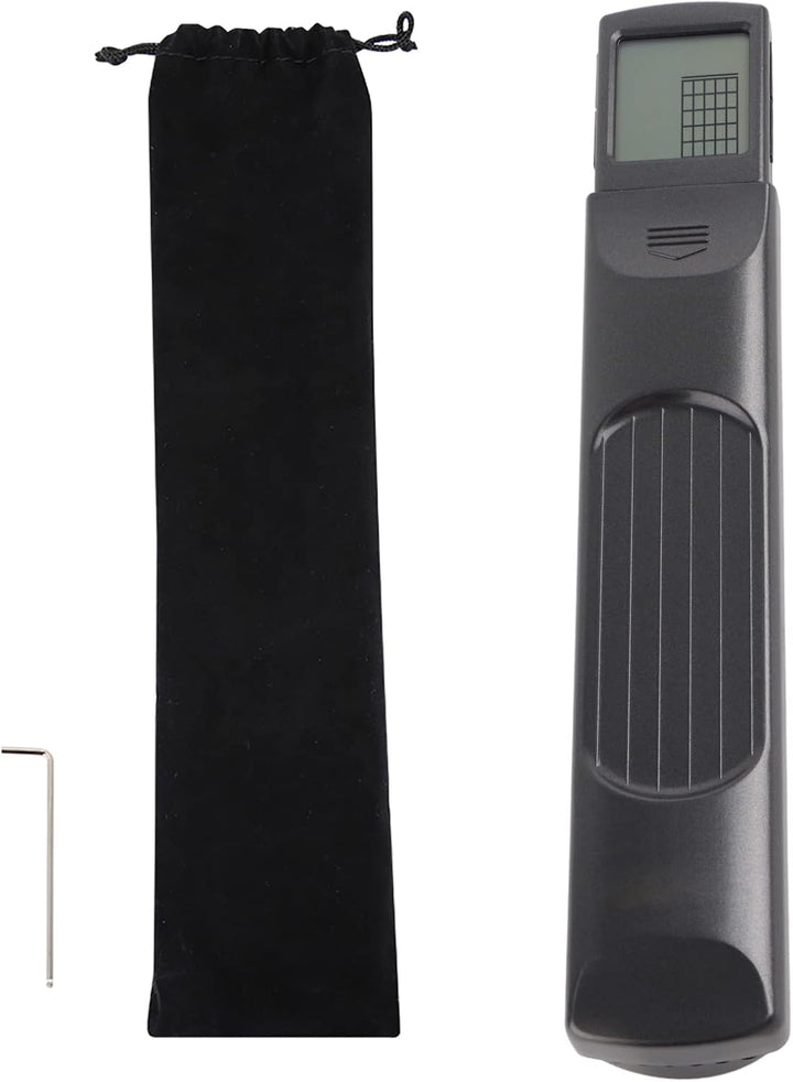 Mini-6-Bund-Gitarren-Übungswerkzeug, Akkordtrainer mit Drehbarer Tabelle, Bildschirmplatzierung 2, m