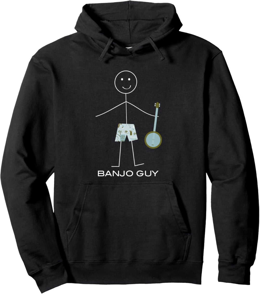 Lustige Herren Banjo, Boy Musiker Geschenke Pullover Hoodie