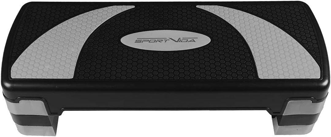 SportVida Steppbrett für Aerobic - Stepper für zuhause Training - Stepper Fitness - Fitnessgeräte fü