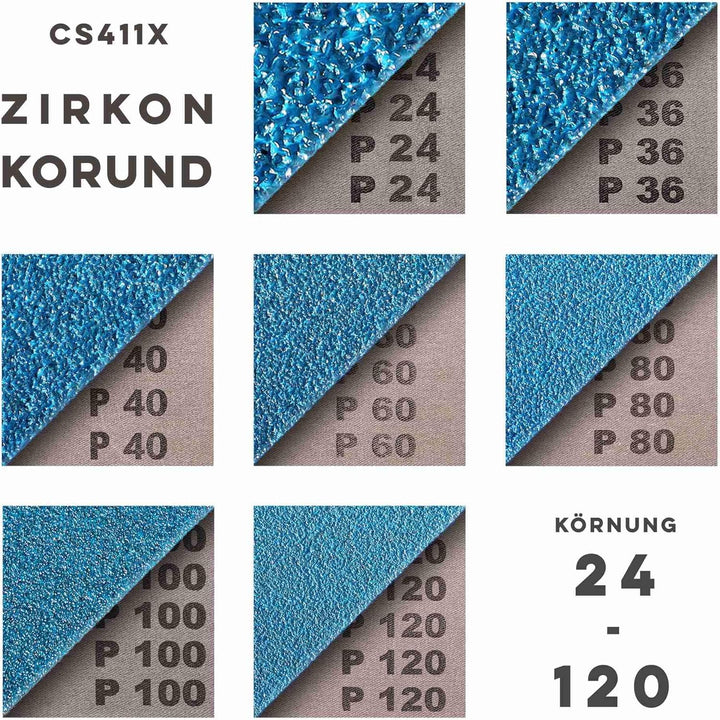 5er Pack Klingspor Schleifband | 40x760 mm | Rohrbandschleifer | Edelstahl INOX | Industriequalität