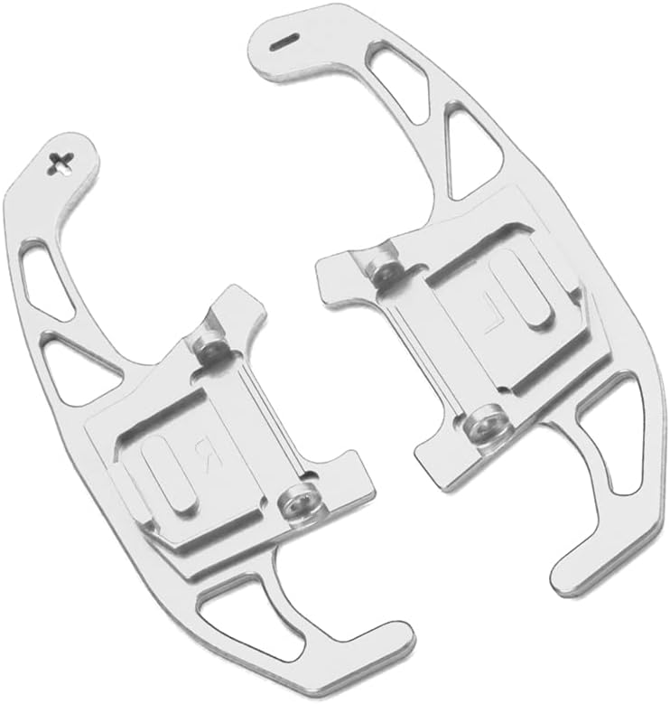 HIBEYO 2 Stücke Lenkrad Schaltwippen Verlängerung Paddles Lenkrad für VW GOLF GTI R R-line GTD GTE M