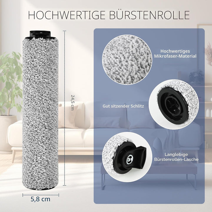 7 Stück Zubehörset für Tineco iFloor 3/Floor One S3，Nass-und Trockensauger Ersatzteile für Zubehör S