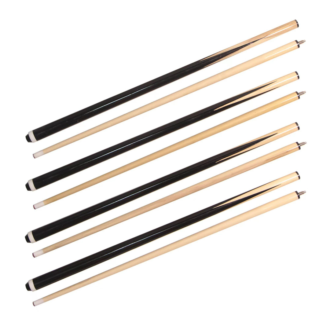 ISPiRiTo Billardqueues Billardqueue, 2-teilig, 13 mm, zum Aufkleben, Hartholz / Holz, 13 mm, 4 Stück