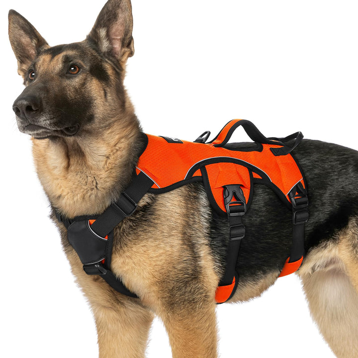 rabbitgoo Ausbruchsichere Hundegeschirr Grosse Hunde mit Griff, Anti Zug Sicherheitsgeschirr Hund At
