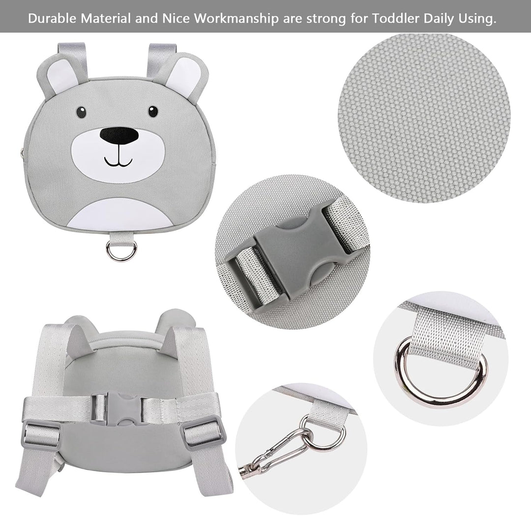 Bebamour Tier-Kleinkind-Rucksack mit Sicherheitszügeln, Mini-Tasche mit Sicherheitsleine für Kinder,