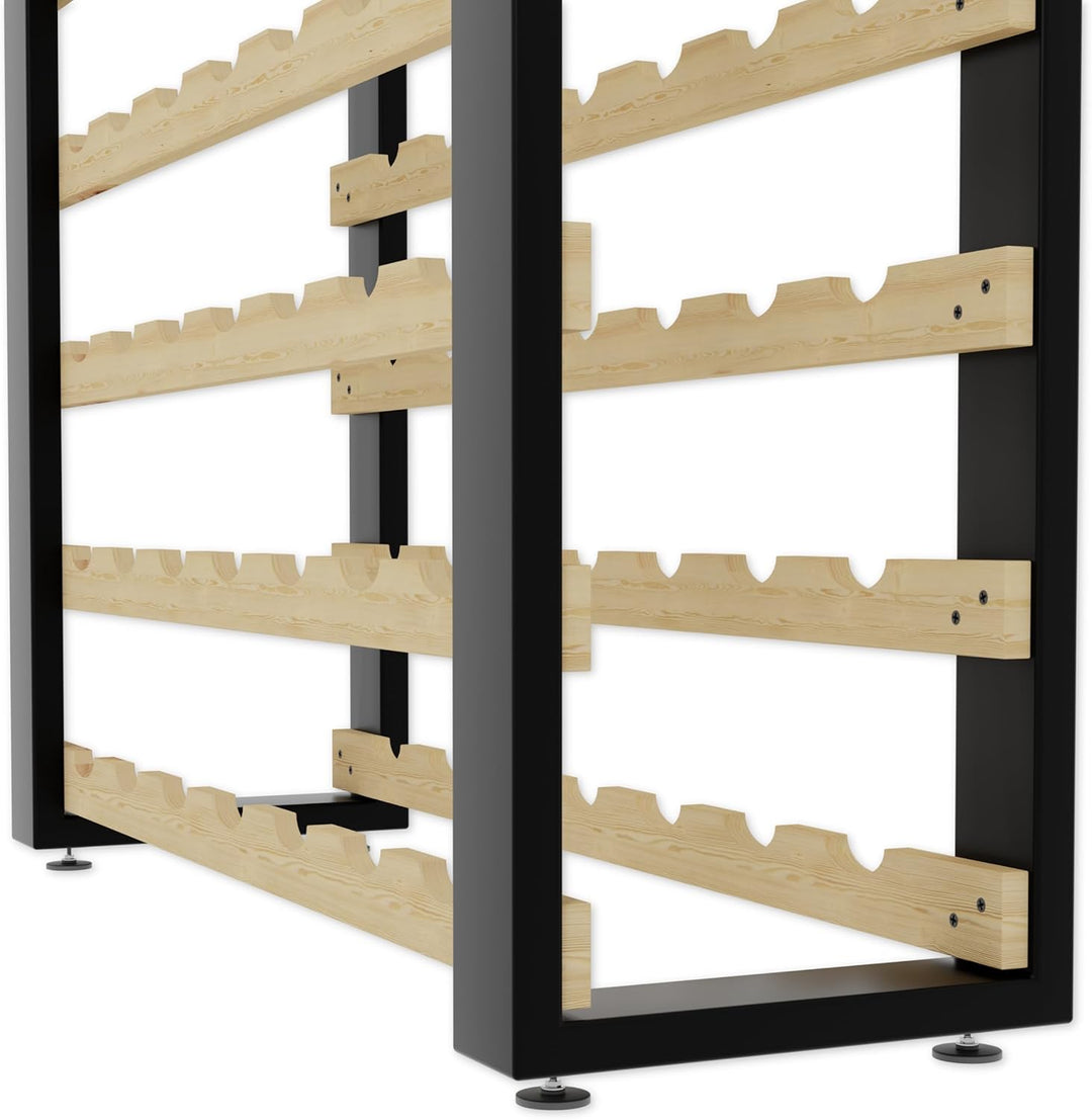 Lenmar Serie RW Weinregal aus Holz für Flaschen, LOFT, Flaschen, Wein, Flaschenregal, Kellerregal, R