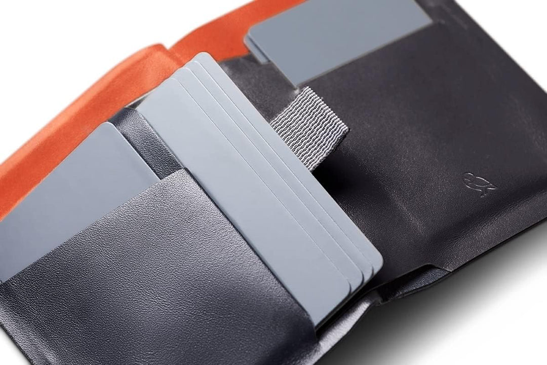 Bellroy Apex Note Sleeve – (Vorgeformte Leder-Brieftasche, RFID-Schutz) - Onyx, Onyx