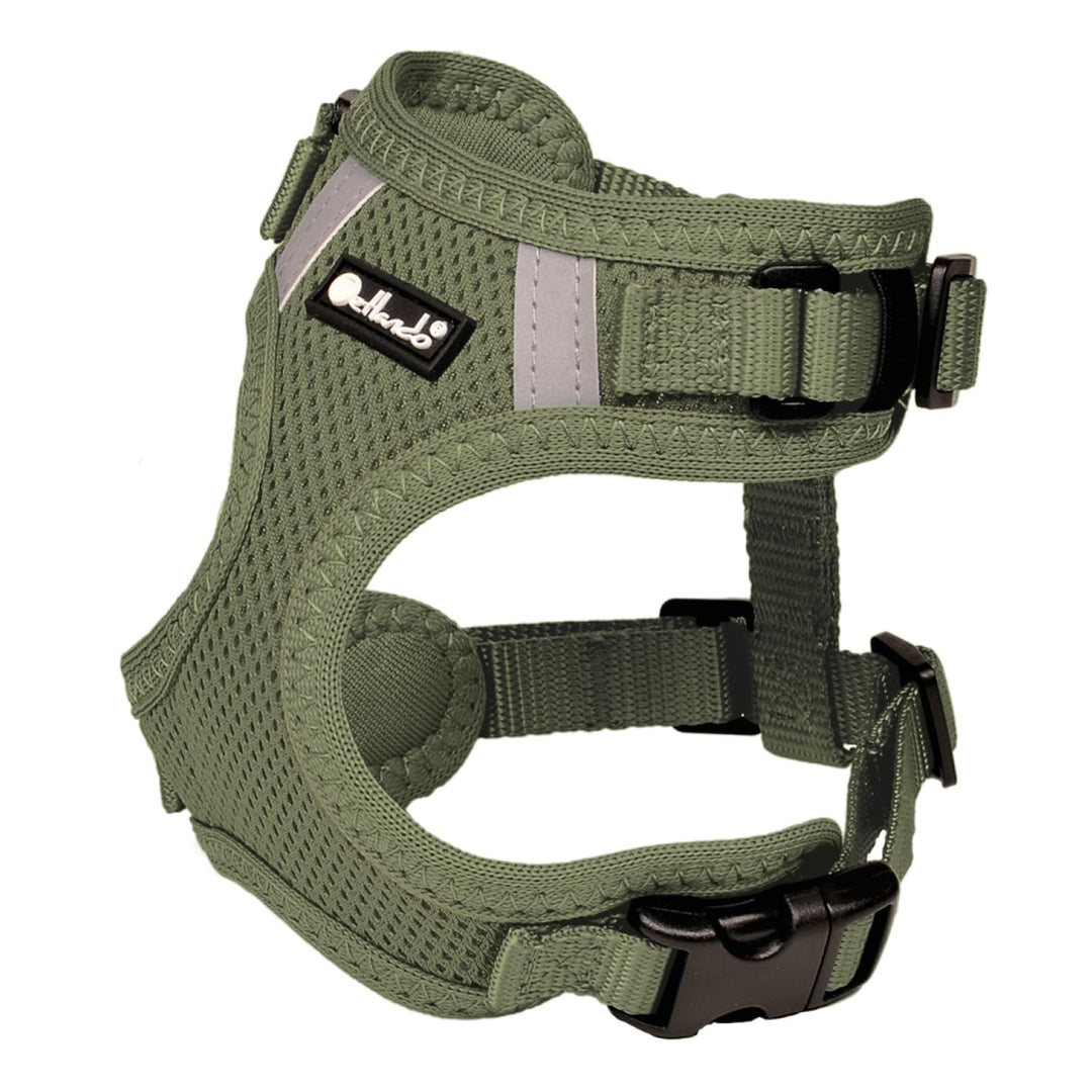 Petlando Hundegeschirr Mesh Vest, leichtes Brustgeschirr aus weichem Mesh &amp; Nylon, stufenlos verstel