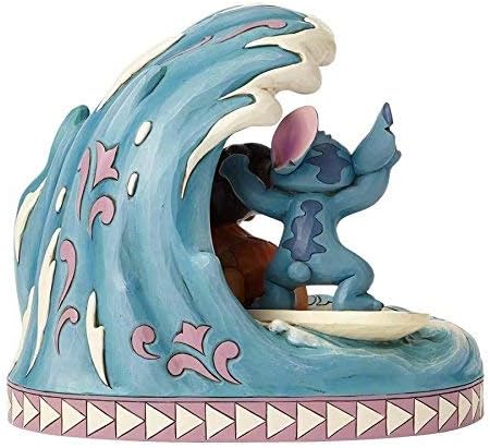 Disney 4055407 Tradition Catch the Wave (Lilo & Stitch 15th Anniversary Figur), mehrfarbig, 20 x 13