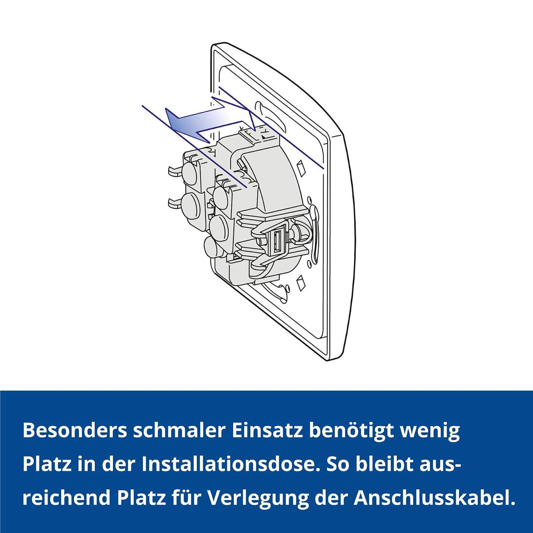 Ein/Aus Schalter 20er-Set - Vorteilspack | 20 x Doppel-Steckdosen inkl. Rahmen (komplett) Weiss (RAL