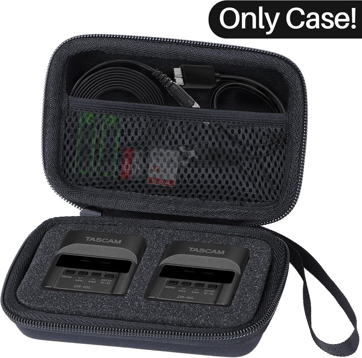 Hart Schutz Hülle Etui Tasche für Tascam DR-10L Pro/DR-10L Digital Audiorecorder für Tascam DR-10L /