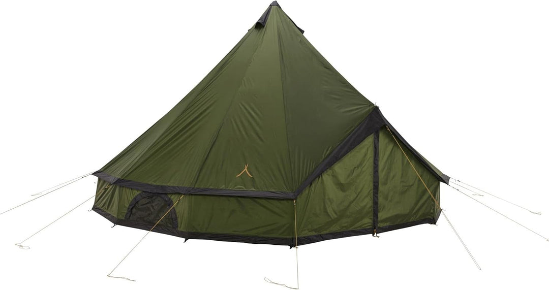GRAND CANYON Indiana 10, Tipi Rundzelt, klassisches Rundzelt mit nur einem Gestänge, schneller Aufba