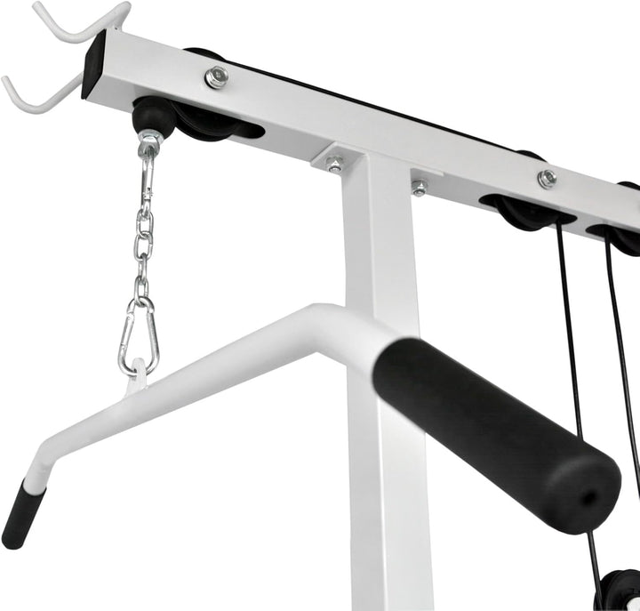 Hansson Sports® Latmaschine Latzugturm Latzugstation Seilzug mit Gewichten optinal C:Mit 67.5KG, C:M